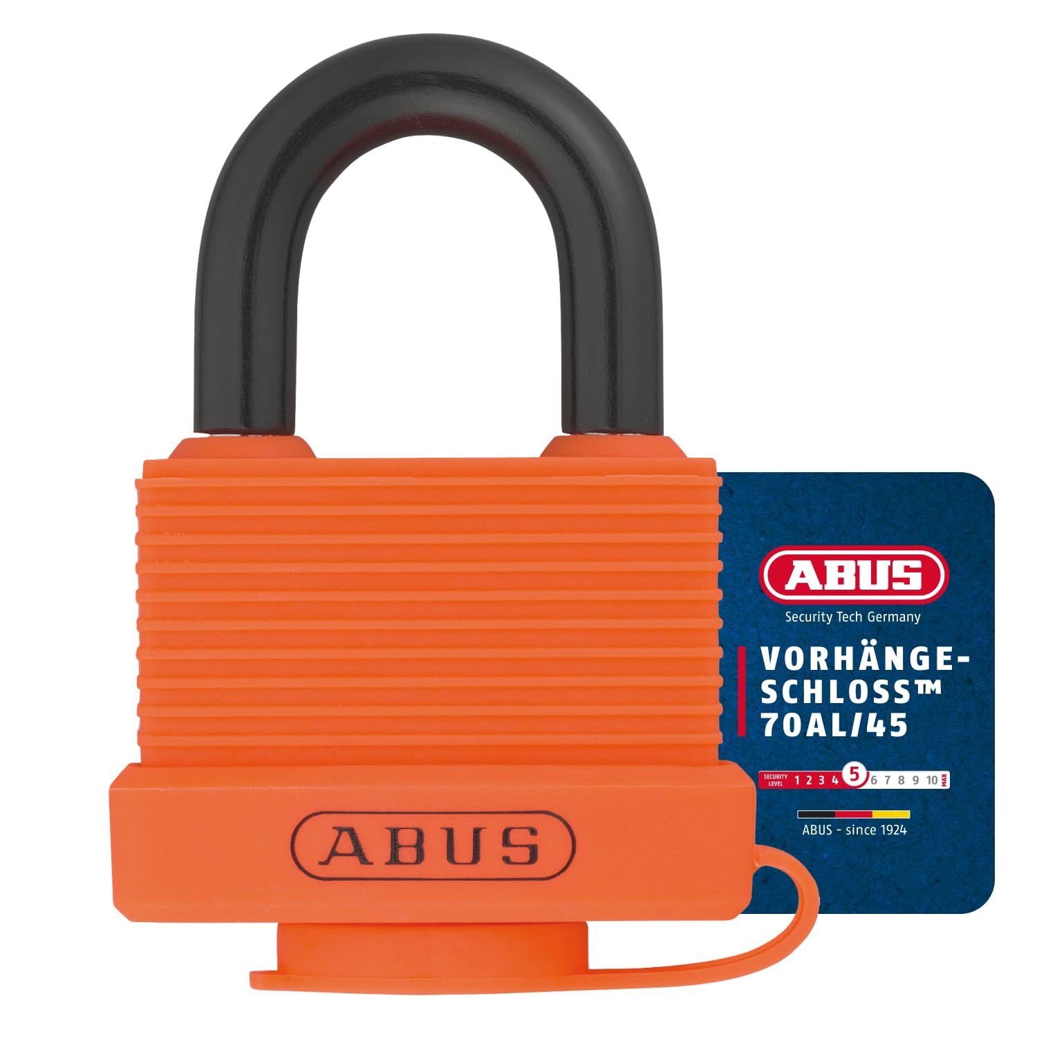 ABUS 49974 Aluminium Padlock with 6401 Alike Keyed - Orange