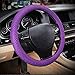 Raysell Odorless Standard Size Breathable Car Steering Wheel Cover -No More Sweat Hands 38cm 15