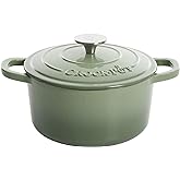 Crock-Pot Artisan Round Enameled Cast Iron Dutch Oven, 3-Quart, Gradient Red