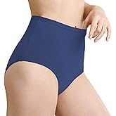 IRISMORII Leak Proof Incontinence Underwear for Women Washable Absorbent Bladder Control Postpartum Briefs 1Pack (Dark Blue XL)