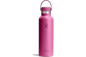 Hydro Flask Water Bottle - Insulated Stainless Steel - Non Spill, Leakproof in 21 Oz Reef Pink