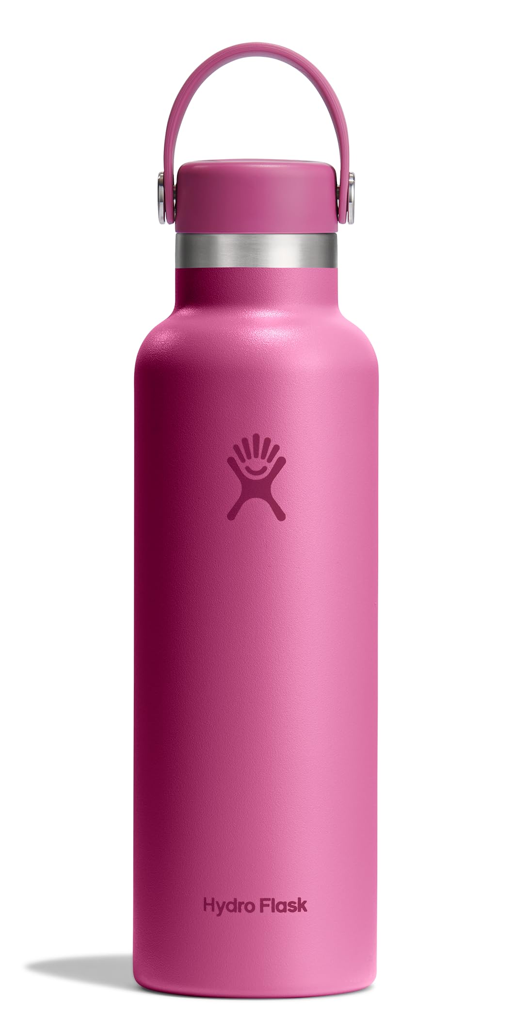 Hydro Flask Water Bottle - Insulated Stainless Steel - Non Spill, Leakproof in 21 Oz Reef Pink Image