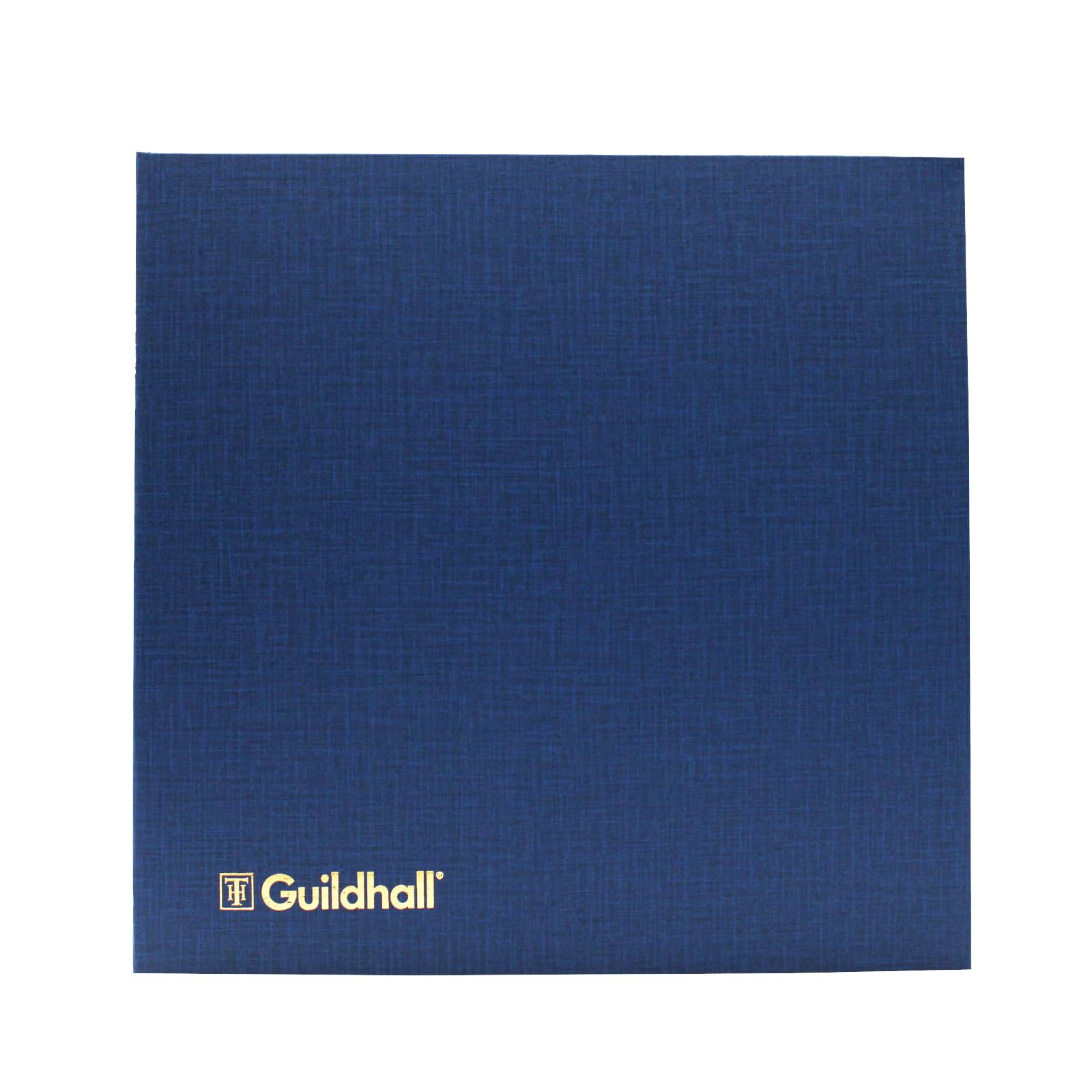Exacompta - Ref 51/10Z - Guildhall - Account Book, 298 x 305mm, 10 Cash Column, 80 Pages of 95gsm Ledger Quality Paper, Hardback Blue Vinyl Cover, Traditionally Sewn