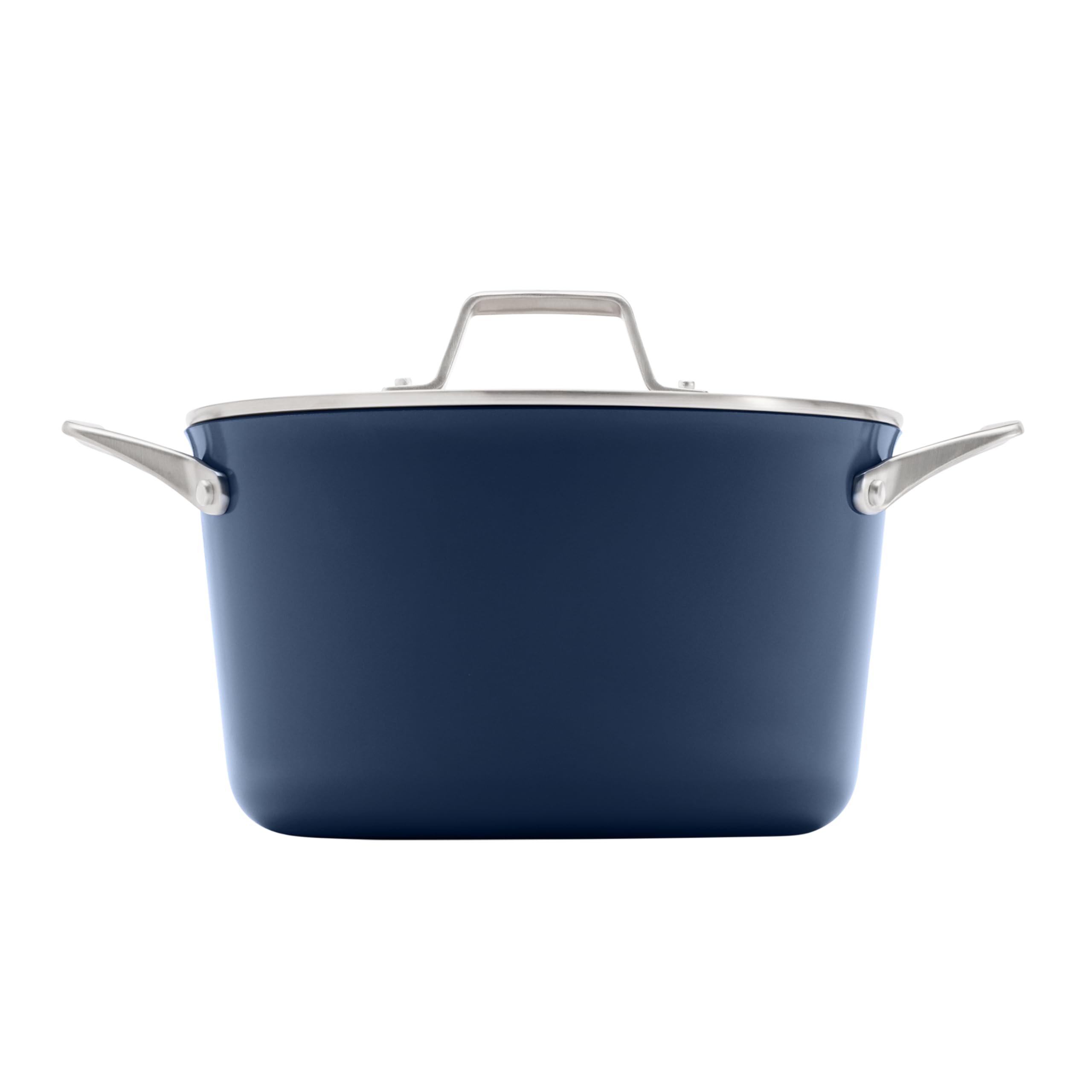 Photo 1 of ***(HEAVILY USED/ MINOR DAMAGE/ SEE NOTES)***Calphalon® Premier Ceramic Nonstick 7-Qt. Dutch Oven with Lid, Midnight Blue