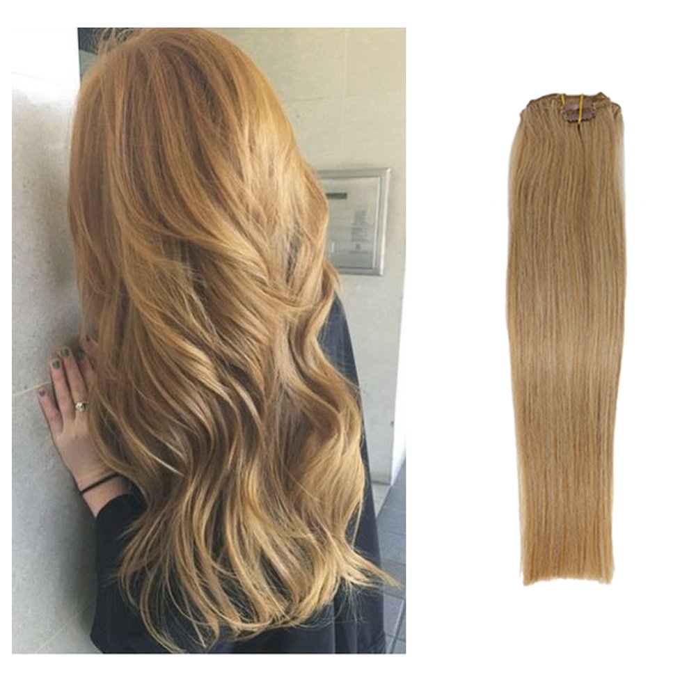 Amazon Com Labetti Human Hair Extensions Clip In Silky