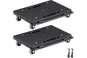 VEVOR Furniture Dolly, 500 lbs Capacity Each Count, Furniture Mover with Wheels, Portable Moving Rollers 4 Wheels Heavy Duty,