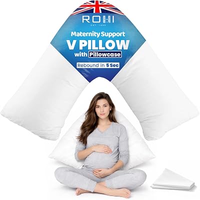 Rohi Orthopaedic V Pillow with Pillowcase Anti Allergy 70x30 cm