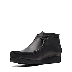 Clarks Men's Shacre Boot Ankle, Black Leather, 10