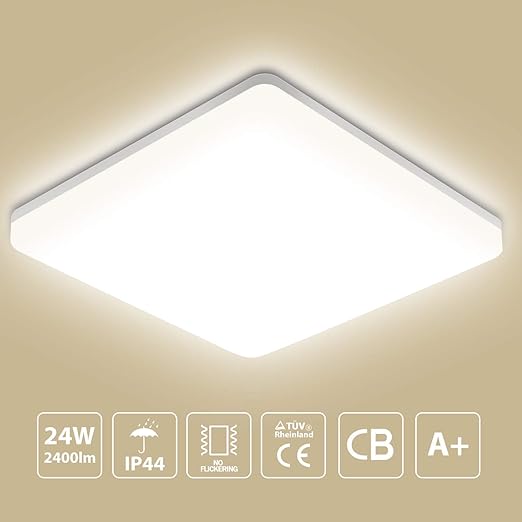 Oeegoo 24w Led Deckenleuchte 2400lm Burodeckenleuchte