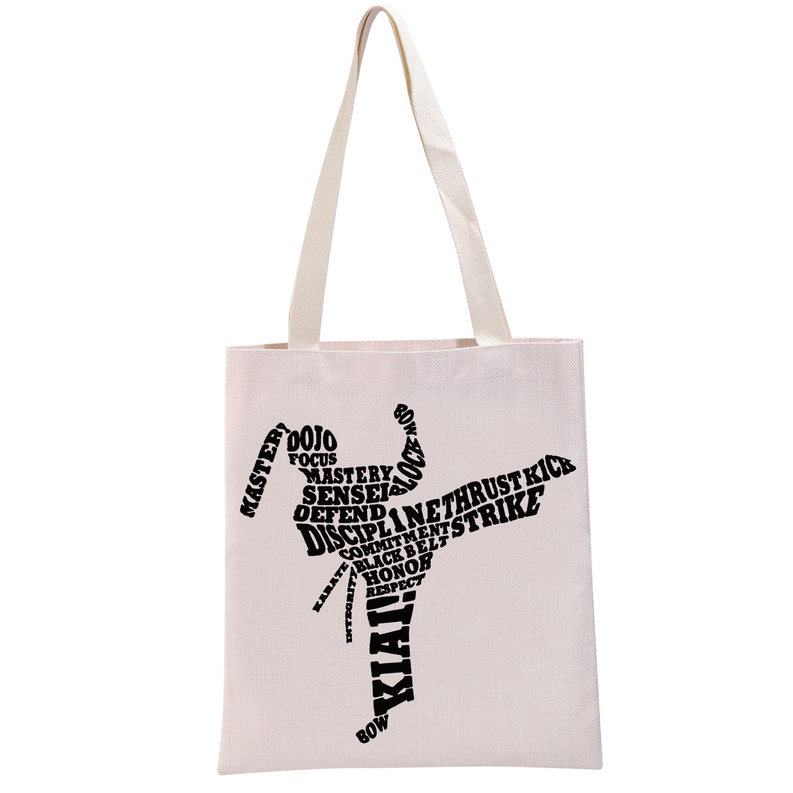 PYOUL Karate Gift Martial Arts Lover Tote Bag Taekwondo Handbag Karate-Girl Gift Karate Mom Gift (Martial Arts Lover T)