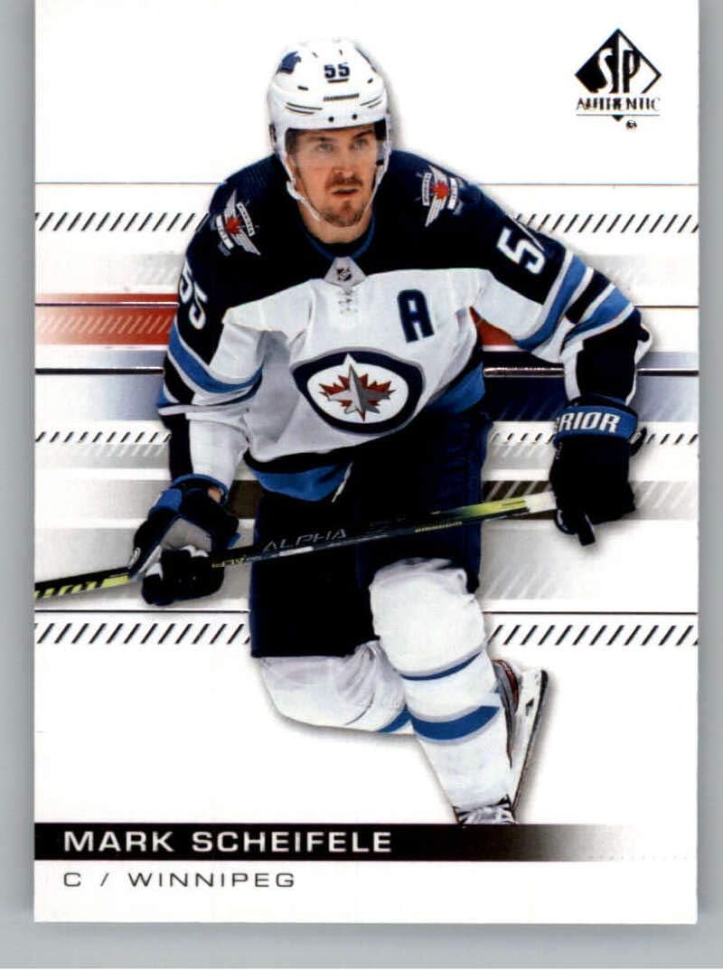 Amazon Com 2019 20 Sp Authentic Hockey 66 Mark Scheifele Winnipeg Jets Official Nhl Hockey Card From The Ud Company Collectibles Fine Art
