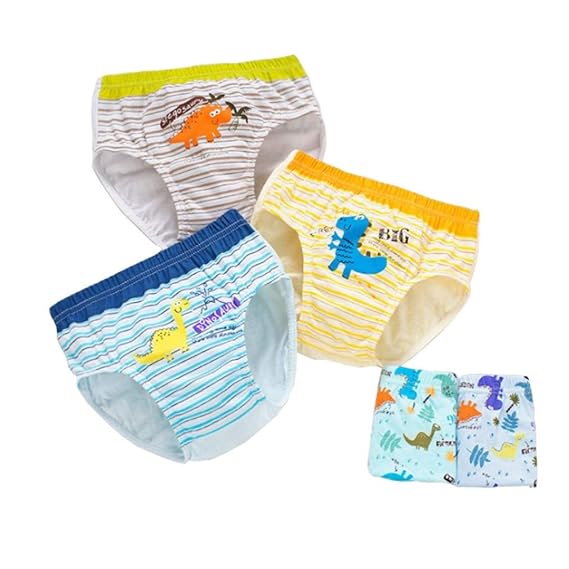 WAIWAIZUI Kinder Slips Jungen Unterhose Boxershorts Baumwolle 5 Pack