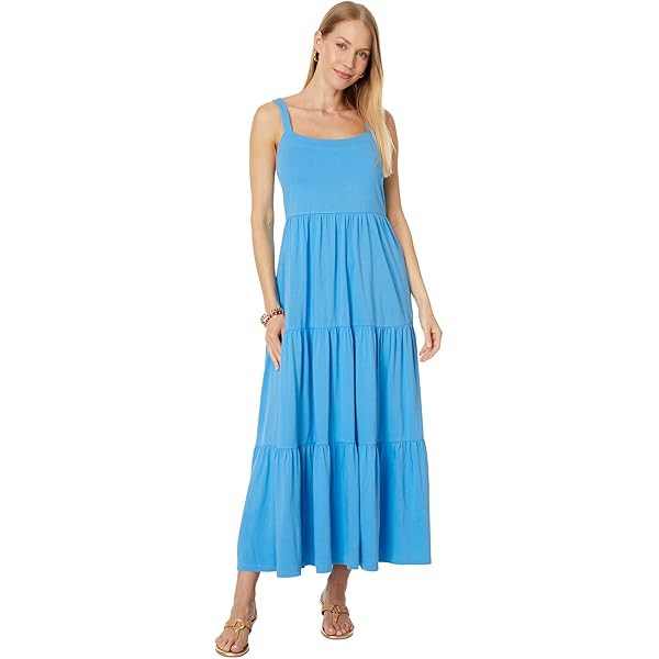 Lilly Pulitzer, Womens, Gracelyn Halter Midi Dress, Fresh Water Blue  Bursting Blooms Engineered Knit Dress, X-Small at Amazon Women's Clothing  store