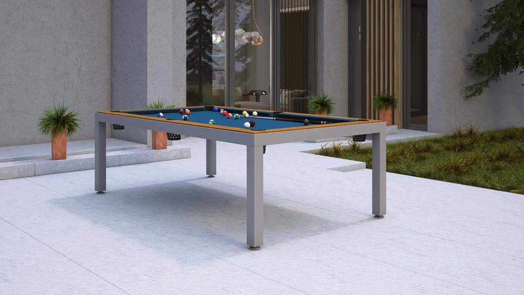 Buy RADLEY Ver 7FT Outdoor Pool Table Slate Bed American Style Pool Dining Table with