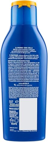 Nivea Sun Kids Milk Sun Protection SPF30 High 200ml Children Face Body view 5