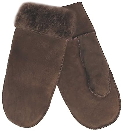 Lekra Lammfell Fausthandschuhe kuschelig warm aus echtem gewachsenem Lammfell