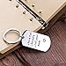 Stainless Steel Keychain Keyring Keyhook Have Fun Be Safe Call Your Mom Daughter Son Tag Jewlery Charms Gift