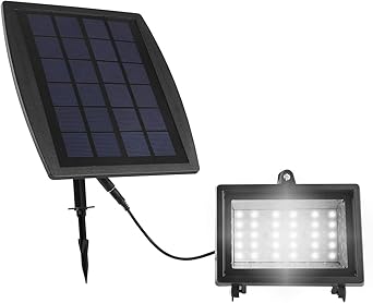 Deckey Foco LED para Exteriores, 30 LED, Luz Solar para Jardín, Juego Impermeable IP 55 1er [Clase de Eficiencia Energética A]: Amazon.es: Iluminación