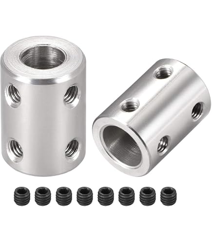 Raccords D'Arbre Xnrtop 12mm à 12mm - Alliage Aluminium 40mm - Pour Imprimante 3D Et CNC