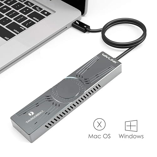 WAVLINK 500G Thunderbolt to NVME SSD Enclosure with Intel