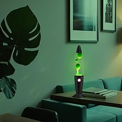 Vanful Green Magma Liquid Motion Lamp with Black