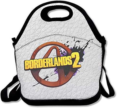 Reusable Borderlands 2 Logo Crossbody Office Lunch Bag