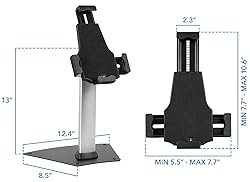 Mount-It! iPad Stand, Secure Universal Tablet Kiosk