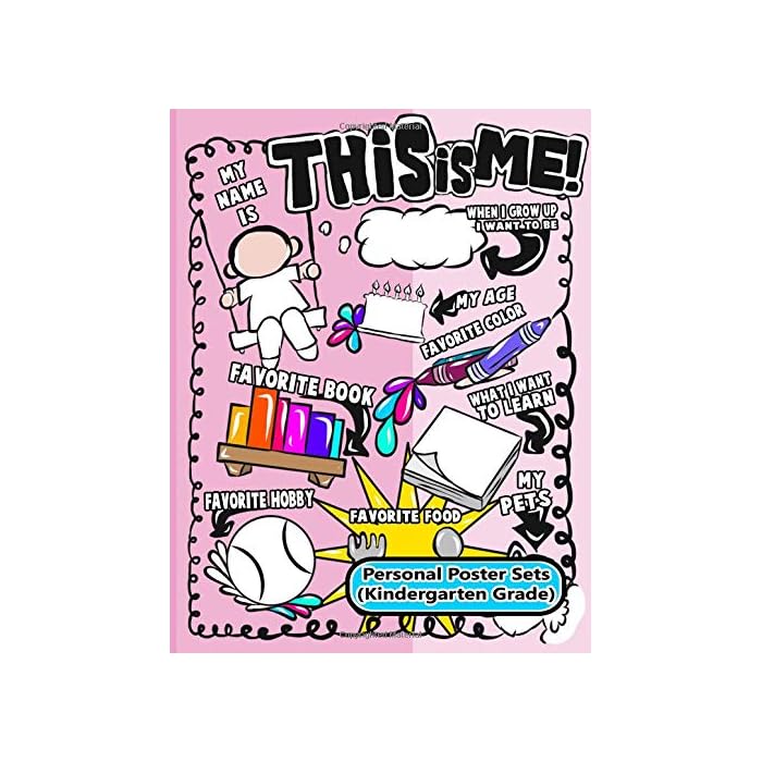 Buy Personal Poster Sets (Kindergarten) All About Me Fill In Graphic