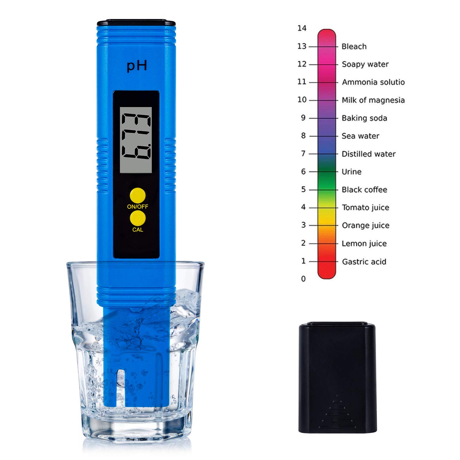 Digital PH Meter Tester Tiaoyeer Water Quality Tester with ATC, 0.01pH High Accuracy, 0.0014. Digital PH Meter Tester Tiaoyeer Water Quality Tester with ATC, 0.01pH High Accuracy, 0.0014.