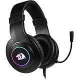 Amazon.com: Redragon H901 Gaming Headset with Microphone for PC, PC Gaming  Headphones with Mic and Built-in Noise Reduction Works with PC, Laptop,  Tablet, Playstation 4, PS4, Xbox One (Stereo Adapter Included) :
