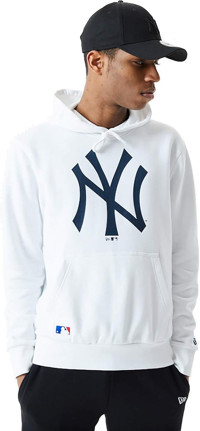 New Era New York Yankees Logo Infill Black Hoodie Top Hoody Amazon.co