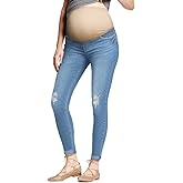 Hybrid & Company Ultimate Comfort Women's Maternity Slim Fit Stretch Jeans