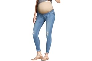 Hybrid & Company Ultimate Comfort Women's Maternity Slim Fit Stretch Jeans