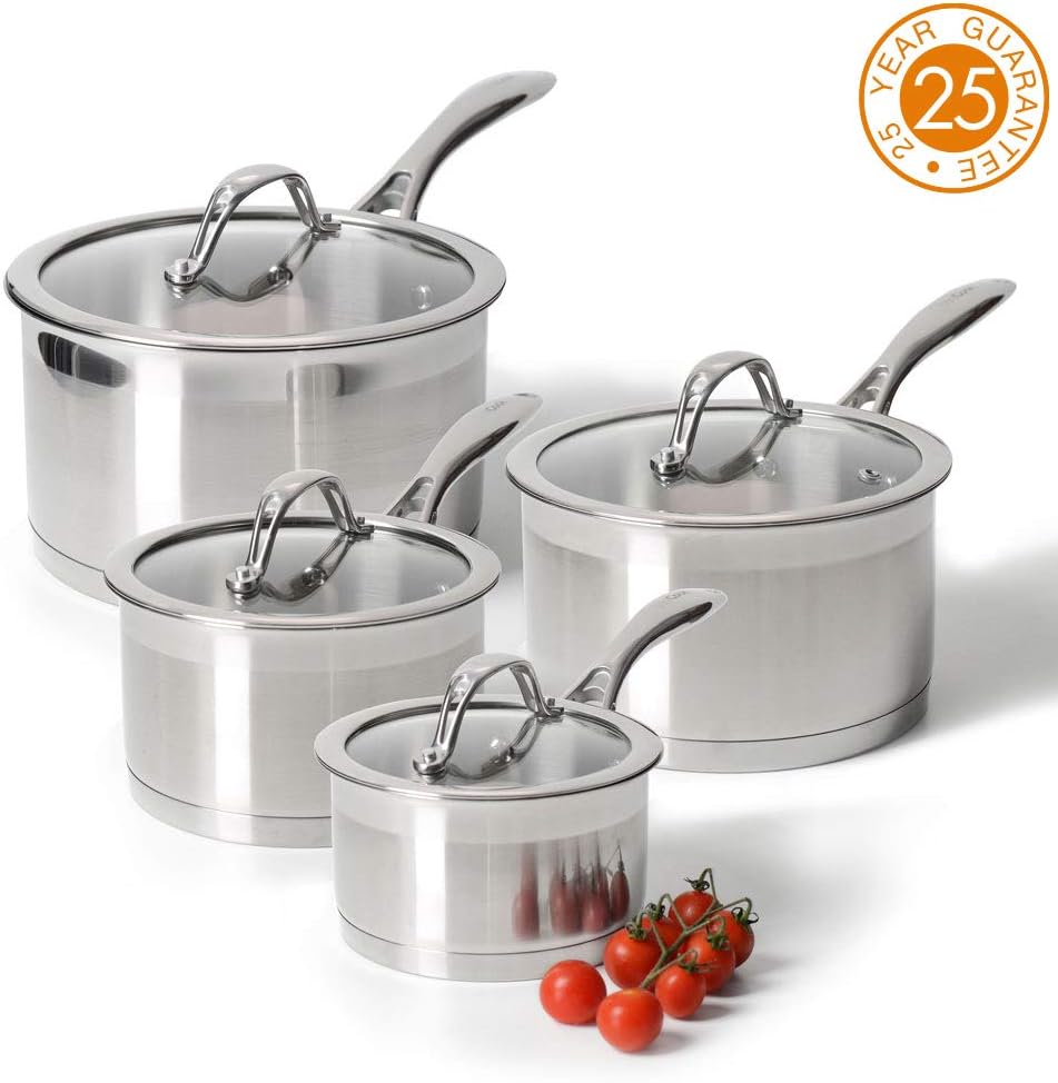 ProCook Professional Steel Set 4 Casseroles INOX Compatibles
