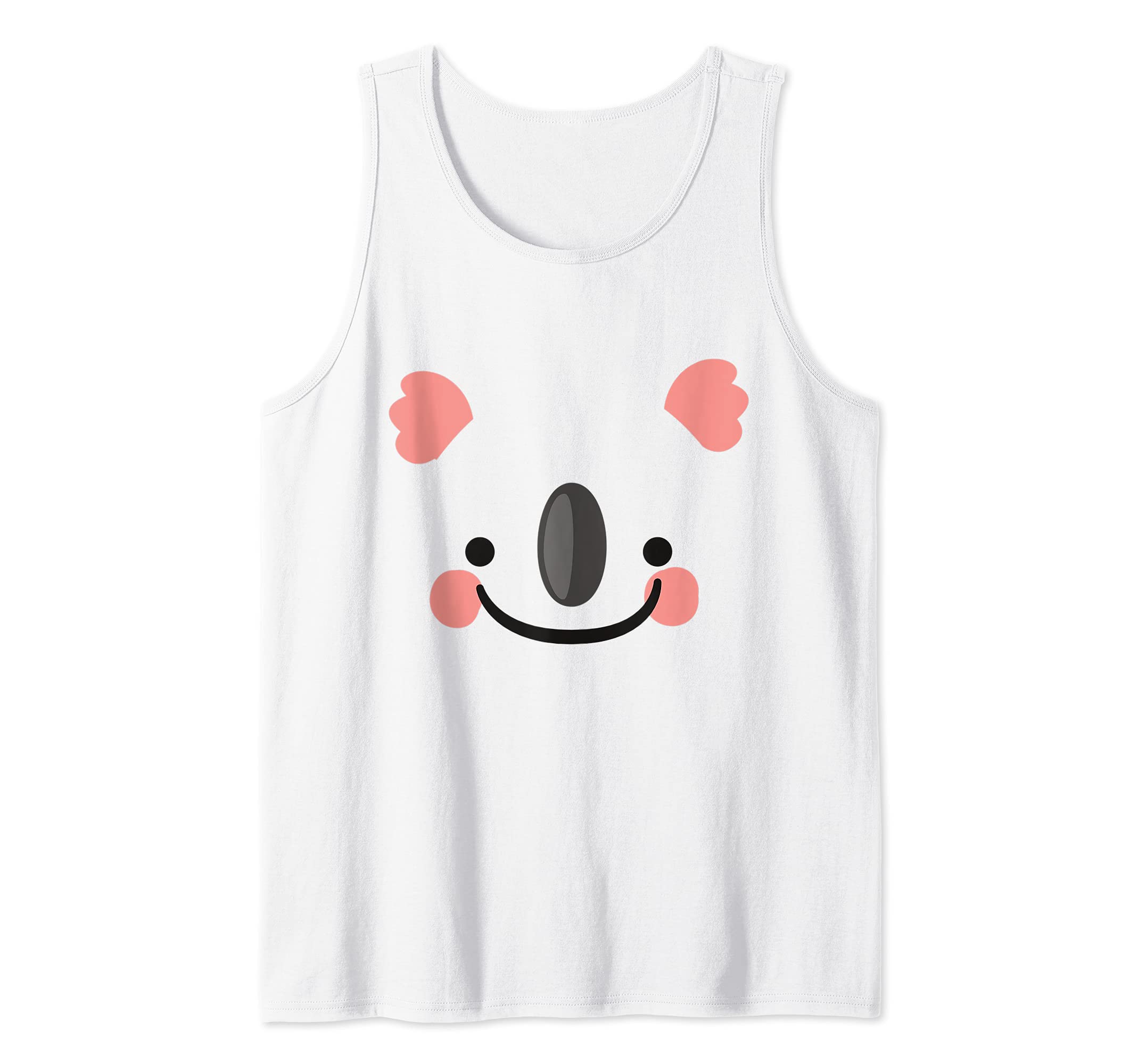 Koala Bear Animal Face Disguise Costume Carnival Halloween Tank Top