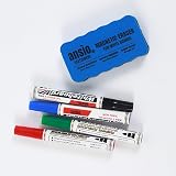ANSIO Whiteboard Pens Set with Magnetic Eraser - 4 Assorted Colors view 6