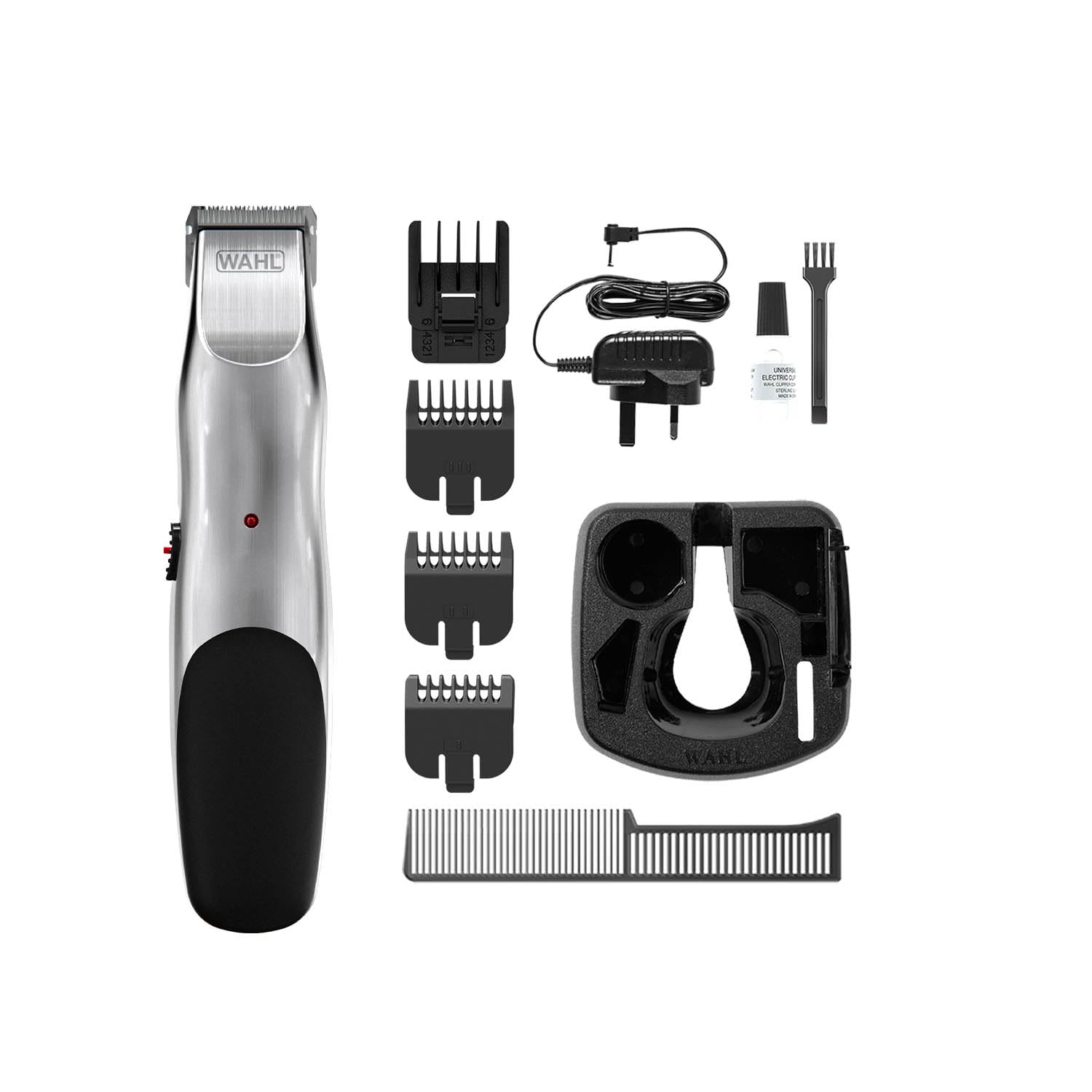 Wahl Groomsman Cord/Cordless Stubble & Beard Trimmer, Stubble Trimmer, Gift for Him, Male Grooming Set, Trimmers for Men, Rechargeable Trimmer, Corded, Cordless, Beard Care