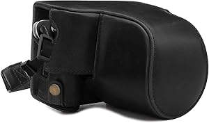 MegaGear Ever Ready Leather Camera Case Compatible with Fujifilm X-A7