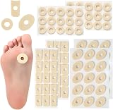 nasuniaoda 90 Pieces Corn Cushions Soft Latex Foam Self Adhesive Callus Pads view 1