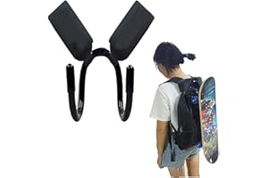 Pmsanzay Backpack Attachment Carrier Hanger Rack Hook Holder for Carrying Mini Cruiser, Cruiser Board,Skateboard - Fit Most B