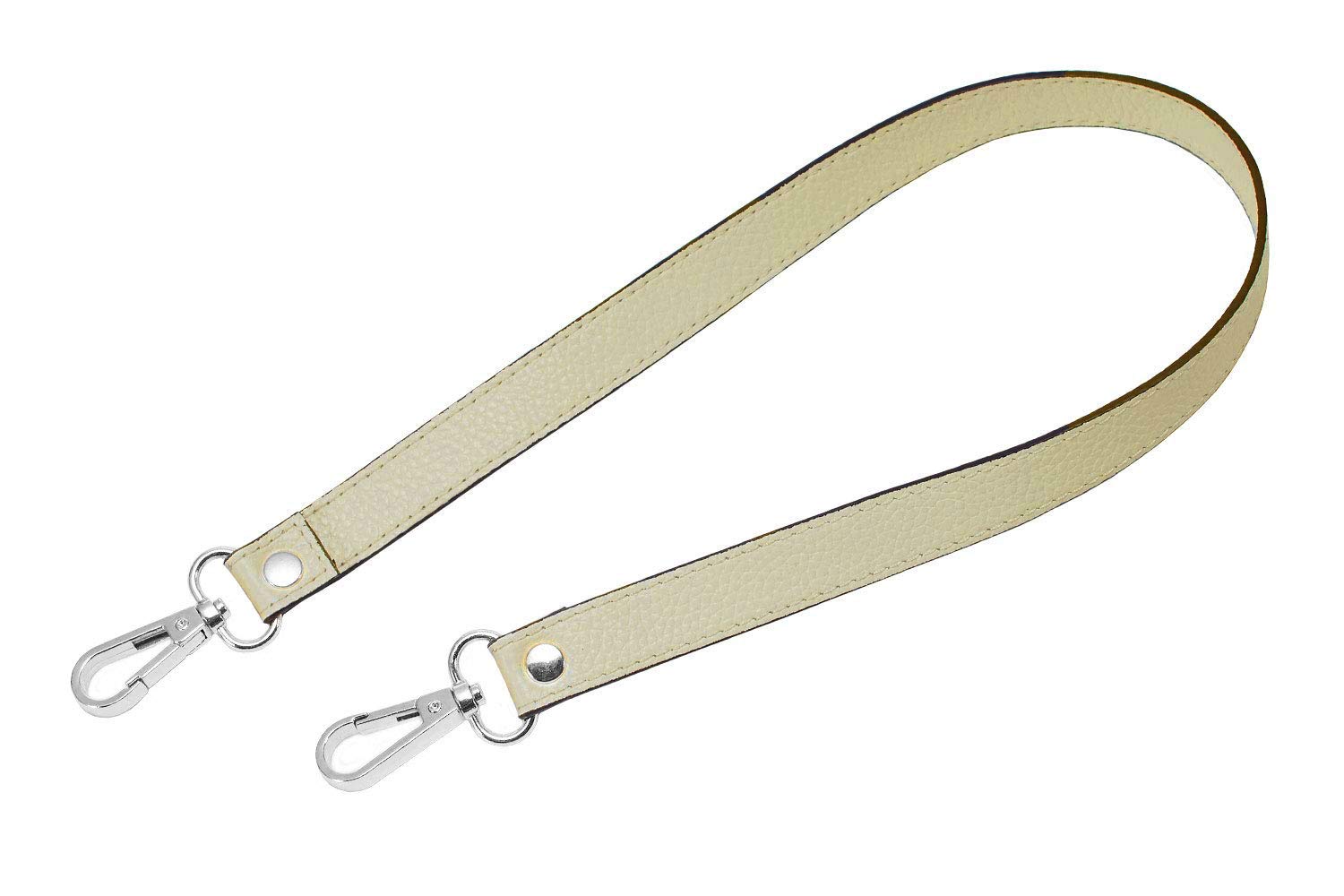 Photo 1 of VanEnjoy Full Grain Leather Replacement Strap Shoulder Bag Purse, 0.98 inch Width Gold Hardware(Beige-Silver Locks)