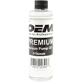 OEMTOOLS 24399 Vacuum Pump Oil, 8 oz, Hydrotreated, 8oz Vacuum Oil Change Tool Accessory, Widely Compatible for Fluid Pump, Automotive, Electrical, and Mechanical Systems