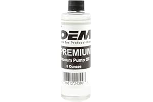 OEMTOOLS 24399 Vacuum Pump Oil, 8 oz, Hydrotreated, 8oz Vacuum Oil Change Tool Accessory, Widely Compatible for Fluid Pump, Automotive, Electrical, and Mechanical Systems
