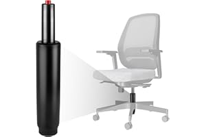 Donext Gas Lift for Office Chairs, 3.9 Inch Stroke Heavy-Duty(500LB) Gas Cylinder Replacement with 2'' Diameter Piston, Universal Size Fits Most Chairs, Highest End Class Four, Black