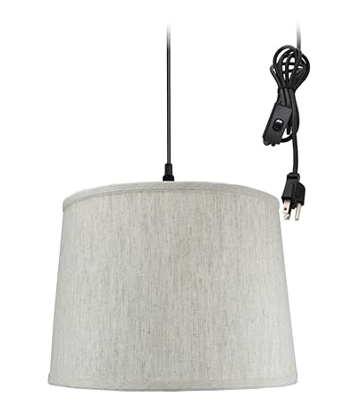 Plug in pendant light