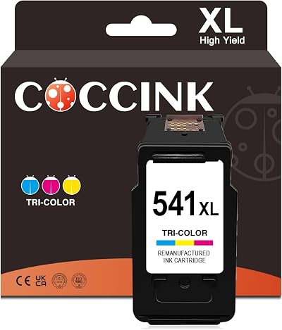 COCCINK 541XL Colour Canon Ink Cartridge for TS5150 TS5151 MX475 MG3650 MG3200