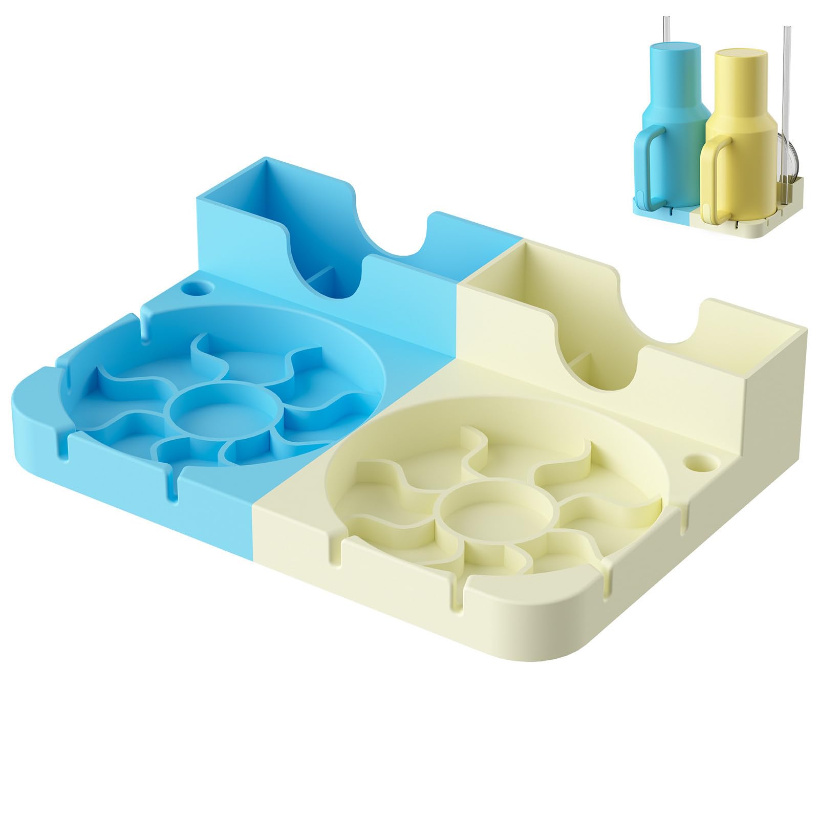 Photo 1 of ***2pack***SISAYWEY Water Bottle Drying Rack, Silicone Tumbler Drying Rack, Baby Bottle Dryer Holder, Cup Dryer for Stanley 20/30/40 oz, Mugs, Glasses