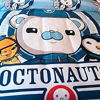 Amazon Com Casa 100 Cotton Kids Bedding Set Boys The Octonauts Duvet Cover And Pillow Cases And Flat Sheet Boys 4 Pieces Queen Home Kitchen