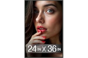Plexon 24x36 Poster Frame Large Picture Frame for Wall Black Picture Frames Gallery Photo Frame