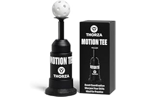 Thorza Baseball Motion Tee for Perfect Swings - Solo Hitting Practice, Pop-Up Ball Movement, Hand-Eye Coordination, Ball Popp